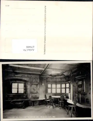 679408 Tiroler Volkskunstmuseum Innsbruck Stube Ladis Prutz