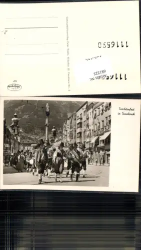 681525 Innsbruck Maria Theresienstrasse Annasäule Trachten Trachtenfest