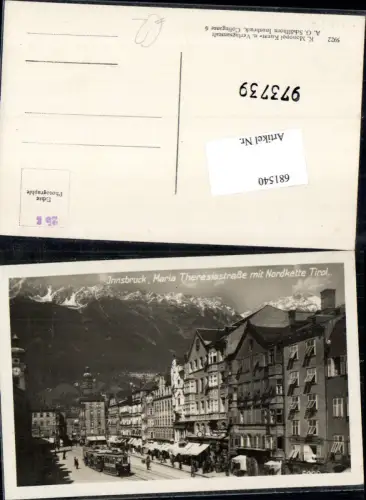 681540 Innsbruck Maria Theresienstrasse Annasäule Straßenbahn