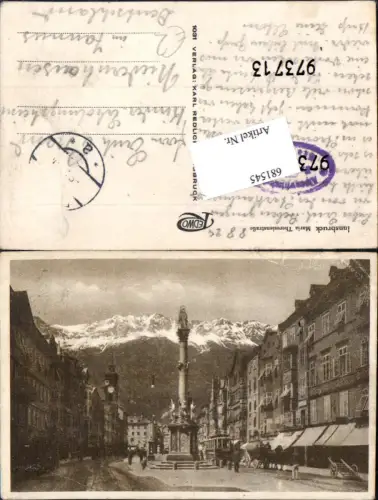 681545 Innsbruck Maria Theresienstrasse Annasäule