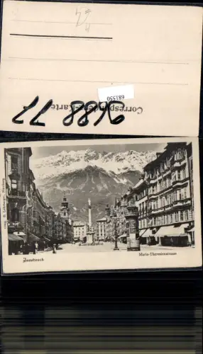 681550 Innsbruck Maria Theresienstrasse Annasäule Litfasssäule pub Lehrburger 11053