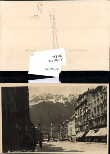 681558 Foto-AK Innsbruck Maria Theresienstrasse Annasäule