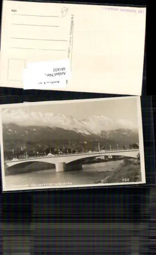 681632 tolle AK Innsbruck Universitätsbrücke Brücke