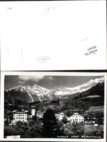 681661 tolle AK Innsbruck Büchsenhausen Schloss