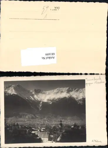 681699 Foto-AK Innsbruck pub Adolf Künz
