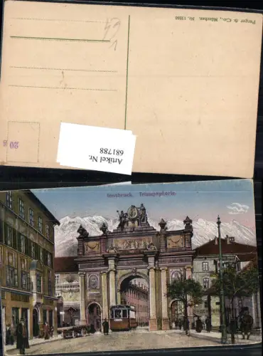 681788 Innsbruck Triumphpforte pub Purger e Co. 13568