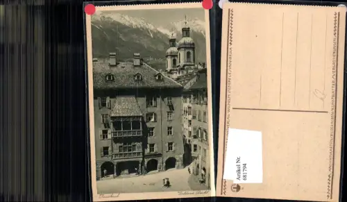 681794 Innsbruck Goldenes Dachl Herzog Friedrich Strasse