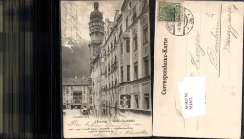 681802 Innsbruck Goldenes Dachl Herzog Friedrich Strasse