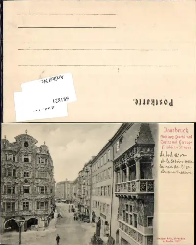 681821 Innsbruck Goldenes Dachl Herzog Friedrich Strasse pub Stengel e Co. 3937
