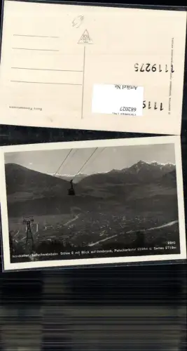 682027 Innsbruck Innsbrucker Nordkettenbahn Seilbahn