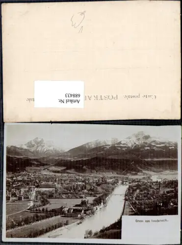 688433 Foto-AK Innsbruck Gruss aus pub Fritz Gratl