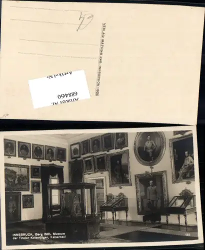 688460 Innsbruck Berg Isel Museum Kaiserjäger Kaisersaal