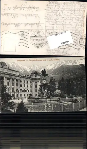 688465 Innsbruck Brunnen Leopoldsbrunnen gel. Dresden Striesen pub Zieher
