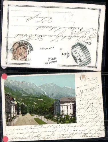 688525 Gruss aus Innsbruck Rennweg Rennplatz pub Lautz e Isenbeck 3158 n. Imst