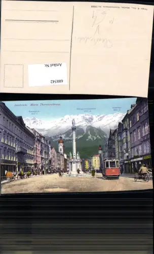 688542 Innsbruck Maria Theresienstraße Straßenbahn pub Purger e Co.