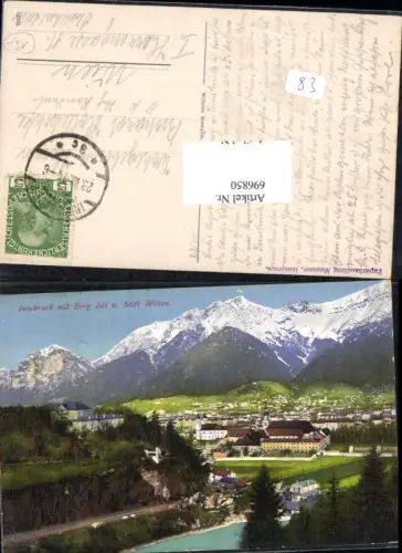 696850 Innsbruck Berg Isel Stift Wilten