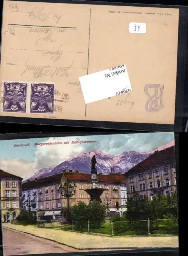696884 Innsbruck Margarethenplatz gel Wannow Aussig pub Purger