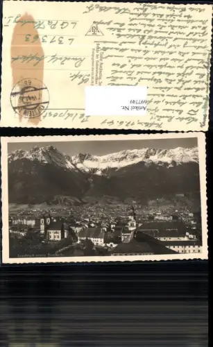 697749 Ansichtskarte Innsbruck Feldpost an Luftgaupostamt Hamburg