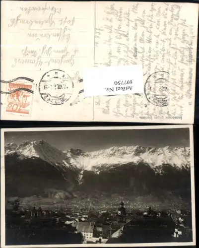 697750 Ansichtskarte Innsbruck pub Adolf Künz
