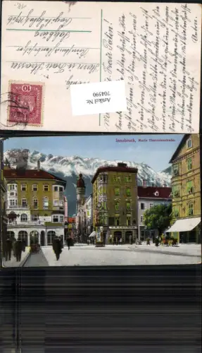 704590 Innsbruck Maria Theresienstraße Ansichtskartengeschäft C. Czichna