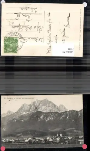 74586,St Johann i Tirol m d Kaisergebirge