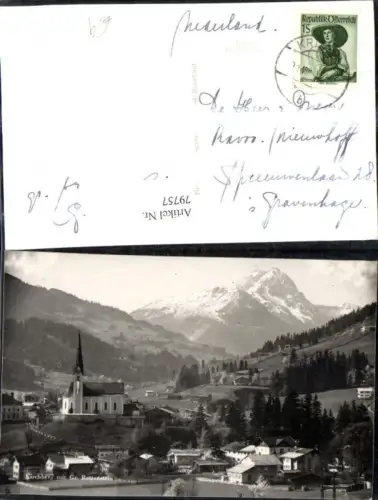 79757,Foto Ak Kirchberg m. Gr. Rettenstein