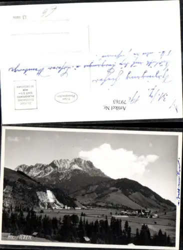 79763,Foto Ak Hochfilzen Totale