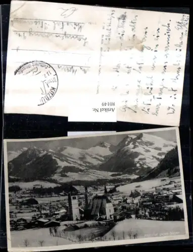 80149,Kitzbühel geg. Süden Winteransicht