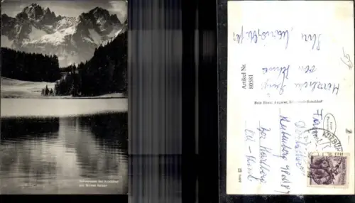 80581,Foto Ak Schwarzsee b. Kitzbühel m. Wilden Kaiser