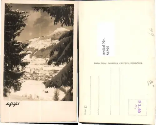 84895,Kitzbühel Verschneite Ortsansicht 1935