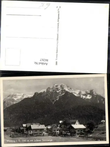 86267,Waidring i. Tirol m. Loferer Steinberge