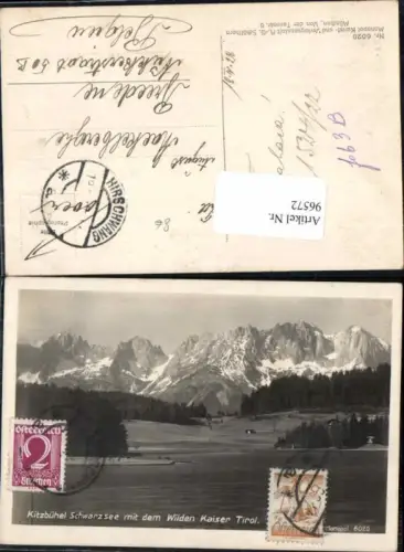 96572,Schwarzsee bei Kitzbühel in Tirol 1928