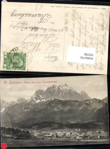 103298,St Johann in Tirol m.d. Kaisergebirge