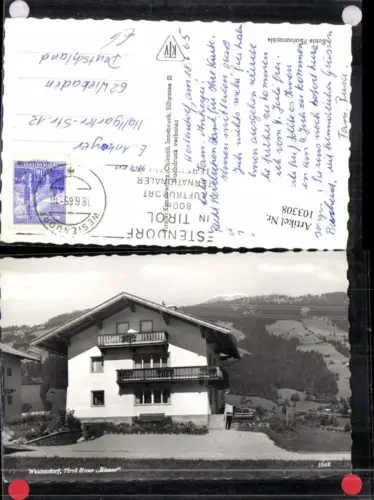 103308,Westendorf Haus Rieser Detailansicht Brixental