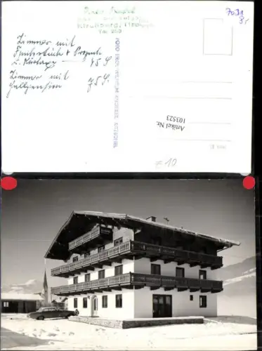 103523,Foto AK Kirchberg in Tirol Berghof A. Schweiger Oldtimer