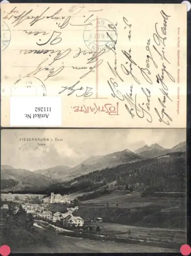 111262,Fieberbrunn i. Tirol Totale 1907 Bezirk Kitzbühel