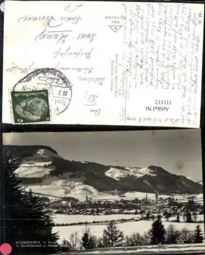 111512,Kitzbühel Seidlkopf u. Hoher Salve 1940 Bezirk Kitzbühel