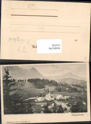 115538,Fieberbrunn Ortsansicht 1905