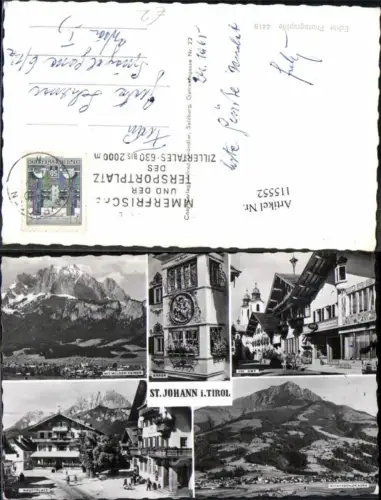 115552,St Johann in Tirol Mehrbild Geschäft Hauptplatz