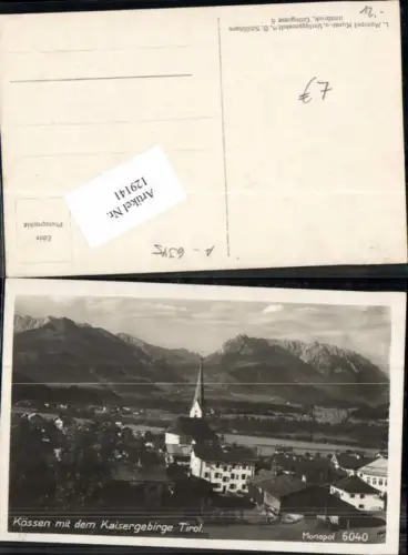 129141,Kössen in Tirol m. Kaisergebirge