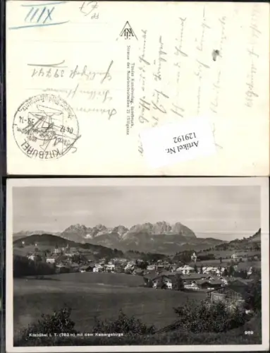 129192,Kitzbühel in Tirol m. Kaisergebirge Feldpost