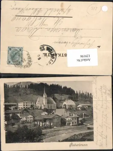 129196,Fieberbrunn Partie im Ort 1902