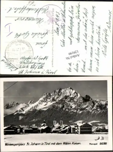 129199,St Johann in Tirol Feldpost