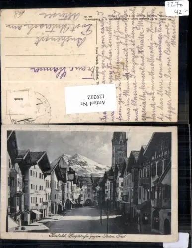 129202,Kitzbühel in Tirol Strassenansicht