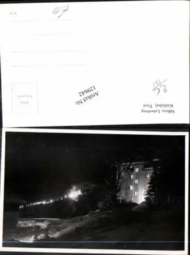 129642,Kitzbühel Schloss Lebenberg Bei Nacht