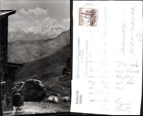 150281,Foto Ak Kitzbühel Pengelstein Ansicht m. Haus Hütte