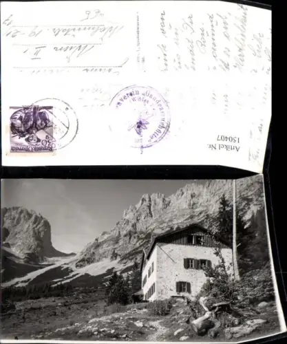 150407,Foto Ak Gaudeamushütte m. Ellmauertor Going am Wilden Kaiser