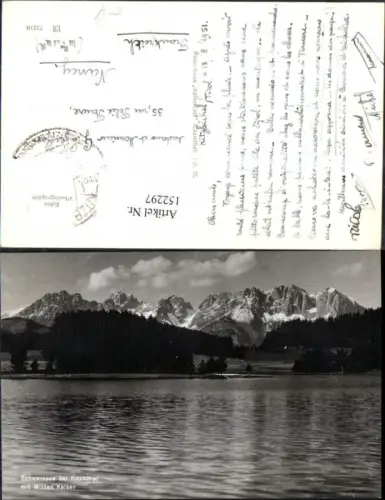 152297,Kitzbühel Schwarzsee m. Wilden Kaiser 1951