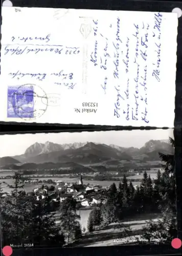 152303,Kössen geg. Wilden Kaiser Ansicht 1933