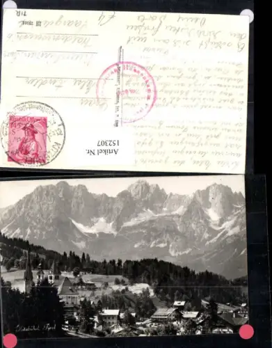 152307,Kitzbühel Ansicht 1956